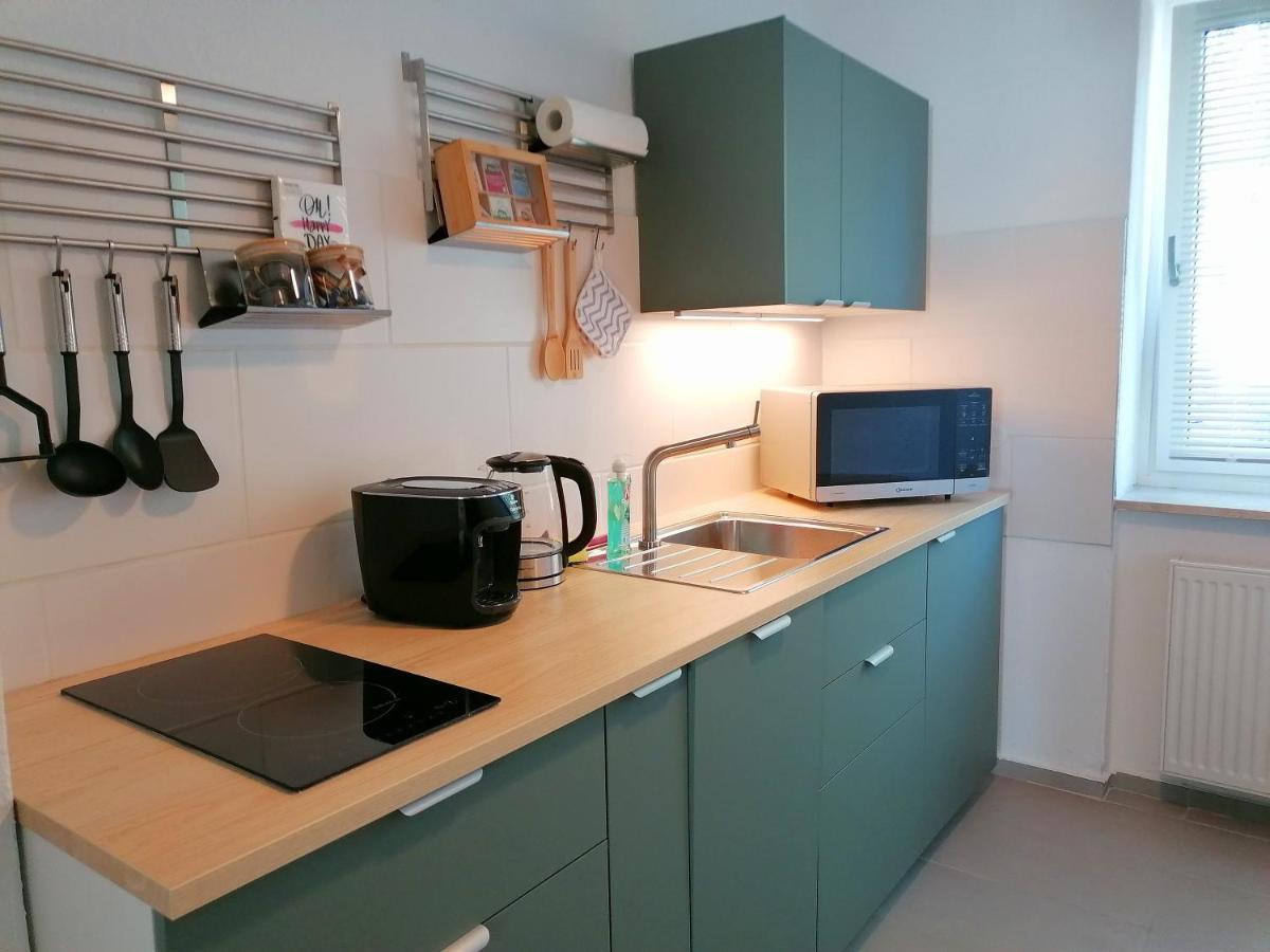 M-Oase Feeling Design I Kueche I Netflix I Balkon Apartment บราวน์ชไวก์ ภายนอก รูปภาพ